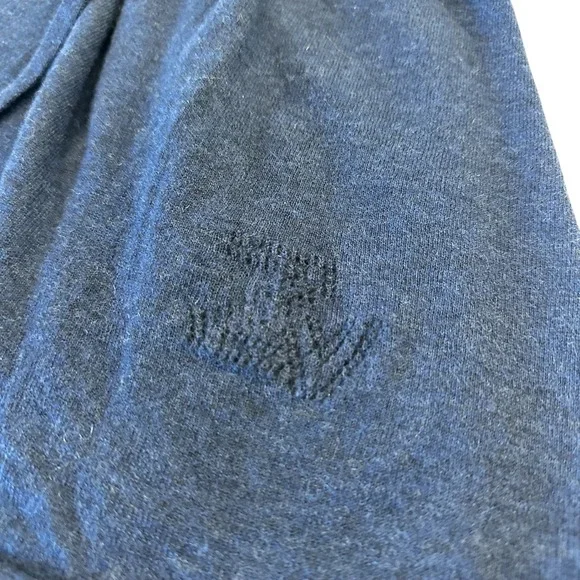 ZADIG & VOLTAIRE Rona Cp Cardigan Blue Cashmere Shawl Collar Tie Waist Long, S - Picture 9 of 14